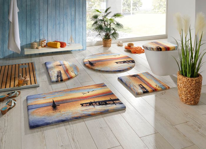 Aufsehenerregende Badteppiche 