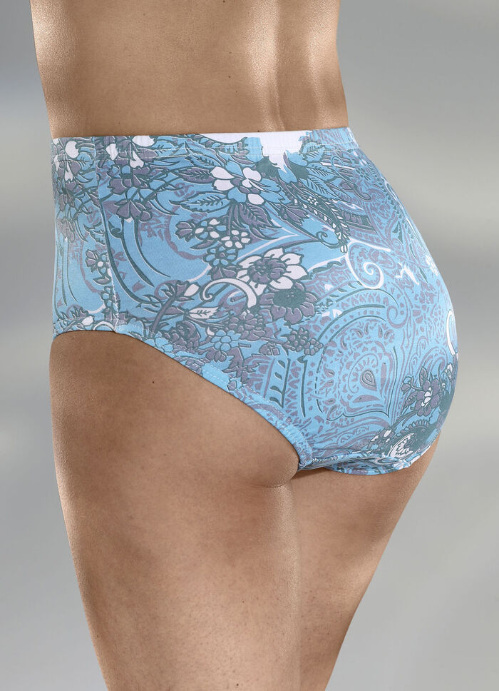 Viererpack Slips mit Druckdessin