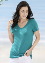 Laurina Shirt mit V-Ausschnitt, 