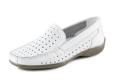 ELENA EDEN, sommerliche Damen-Slipper, Weite H, mit herausnehmbarem Fussbett 