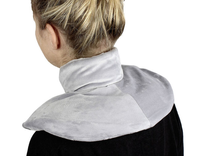 Vital Comfort Nacken-Wärmflasche mit extra Stehkragen GRAU