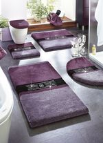 Seidenweiche Badgarnitur mit funkelnden Kristallen LILA