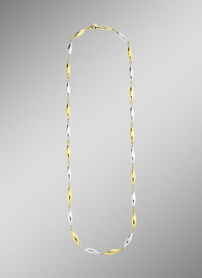 Hochwertige Halskette in Bicolor 