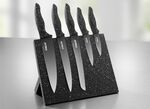 Stoneline® Messerblock, 6-teilig, mit Magnetfeld 