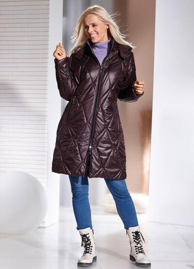 Kurzmantel mit 2-Wege-Reißverschluss 