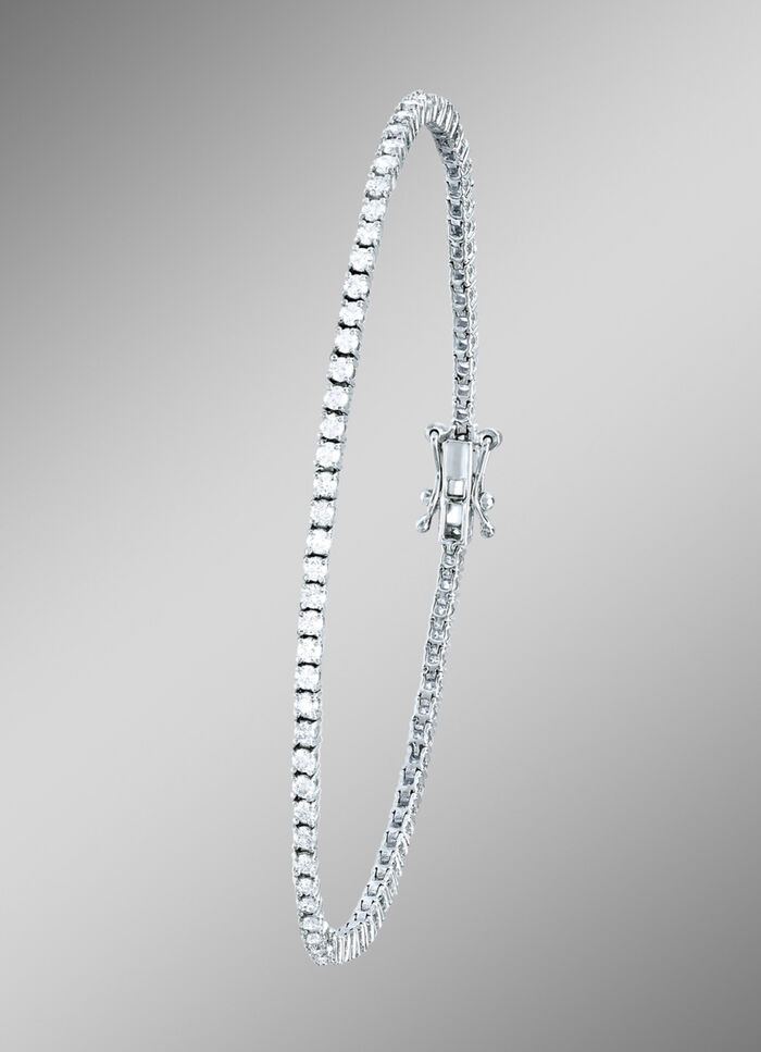 Hochwertiges Weißgold Armband mit Brillanten 