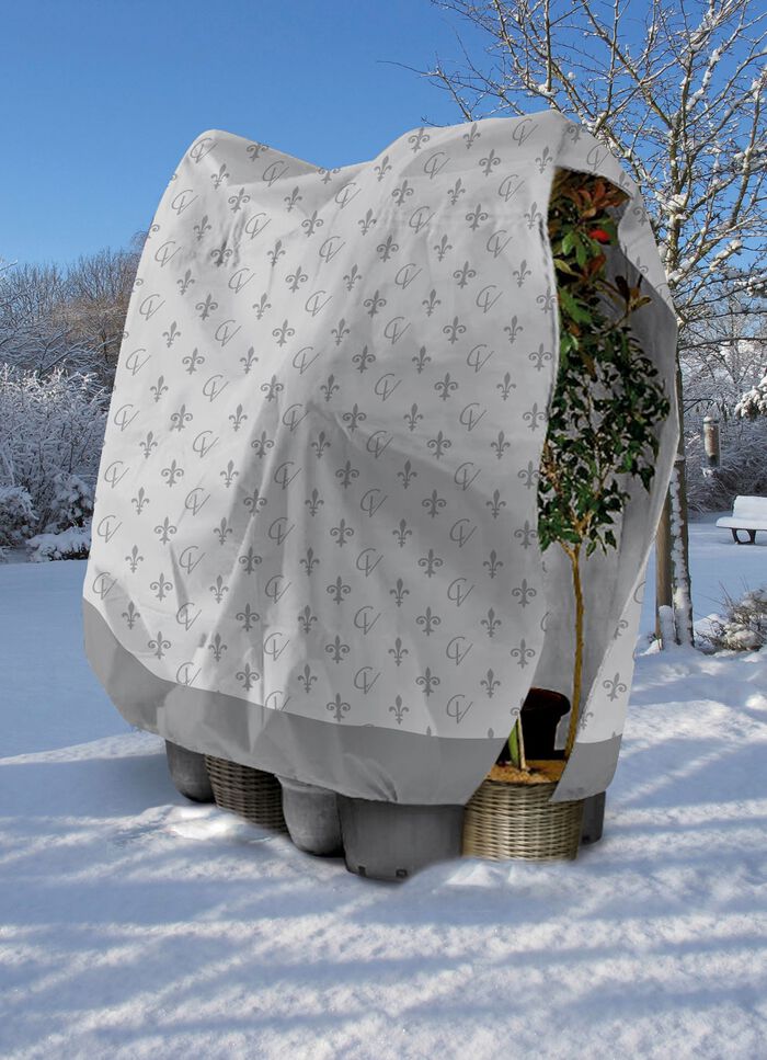 Mega-Vlieshaube "Lilie" 