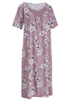 Zweierpack Nachthemden, wadenlang und mit Stickereispitze  