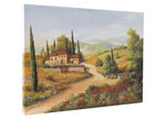 Bild mit dem Titel „Weg in der Toscana" 