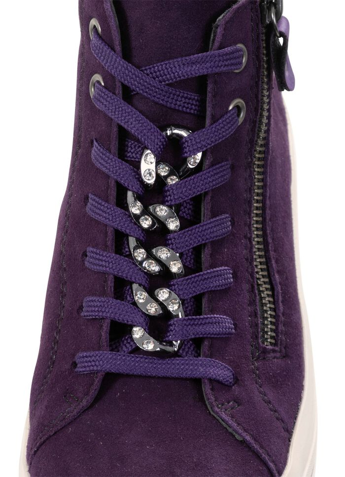 Remonte Bootie mit funkelnder Zierkette an der Schn&uuml;rung 