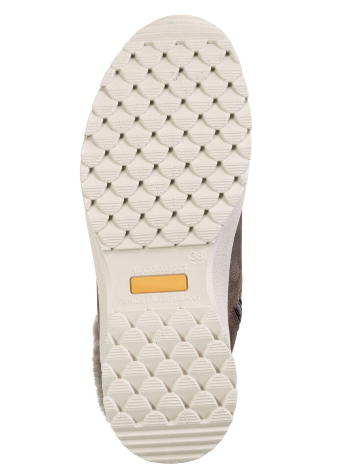 Schnür-Bootie aus echtem Lammfell NUGAT