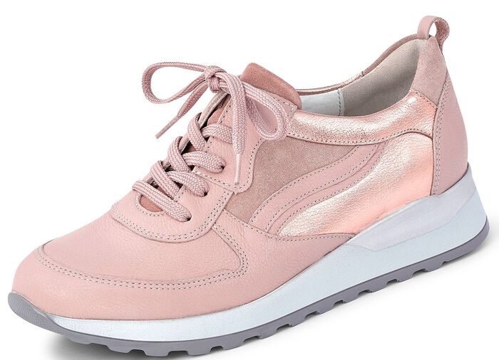 Waldl&auml;ufer Schn&uuml;rschuh in modernem Dessin 