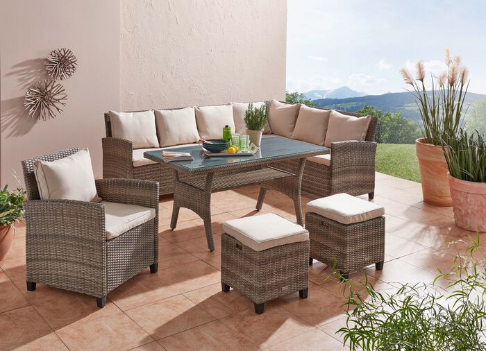 Lounge-Set &laquo;Flair&raquo; aus hochwertigen Materialien 