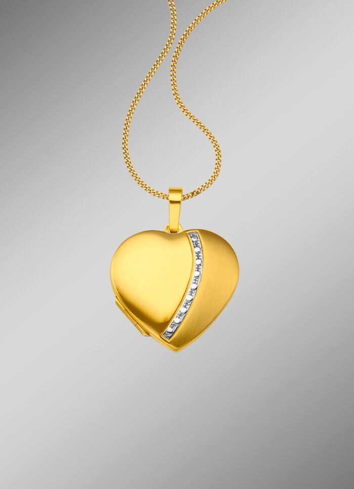 Anh&auml;nger &laquo;Herz&raquo;- Medaillon 