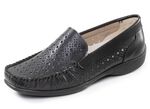 ELENA EDEN, sommerliche Damen-Slipper, Weite H, mit herausnehmbarem Fussbett 