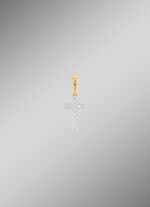 Kreuz-Anh&auml;nger mit 12 Diamanten 