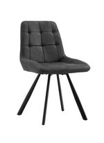 Esszimmerst&uuml;hle, 4er-Set, mit Metallgestell 