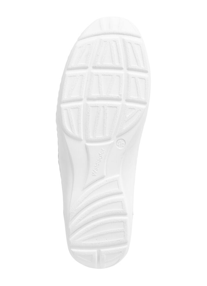 Waldläufer, bequeme Damen-Slipper, Weite H, mit herausnehmbarem Fussbett BLEU