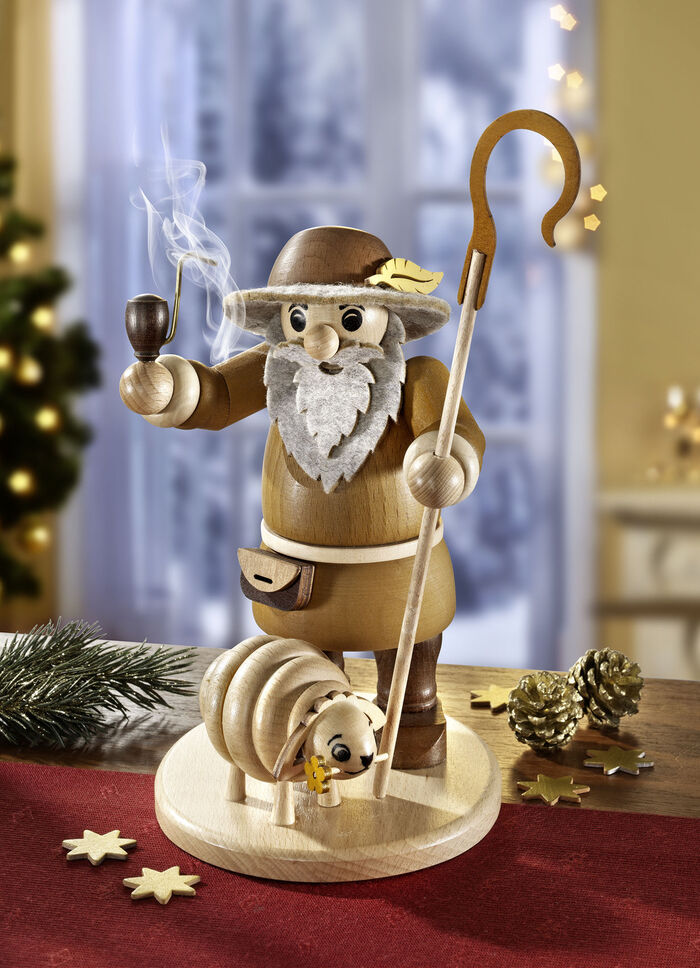 R&auml;ucherm&auml;nnchen &laquo;Sch&auml;fer&raquo;, Handarbeit 