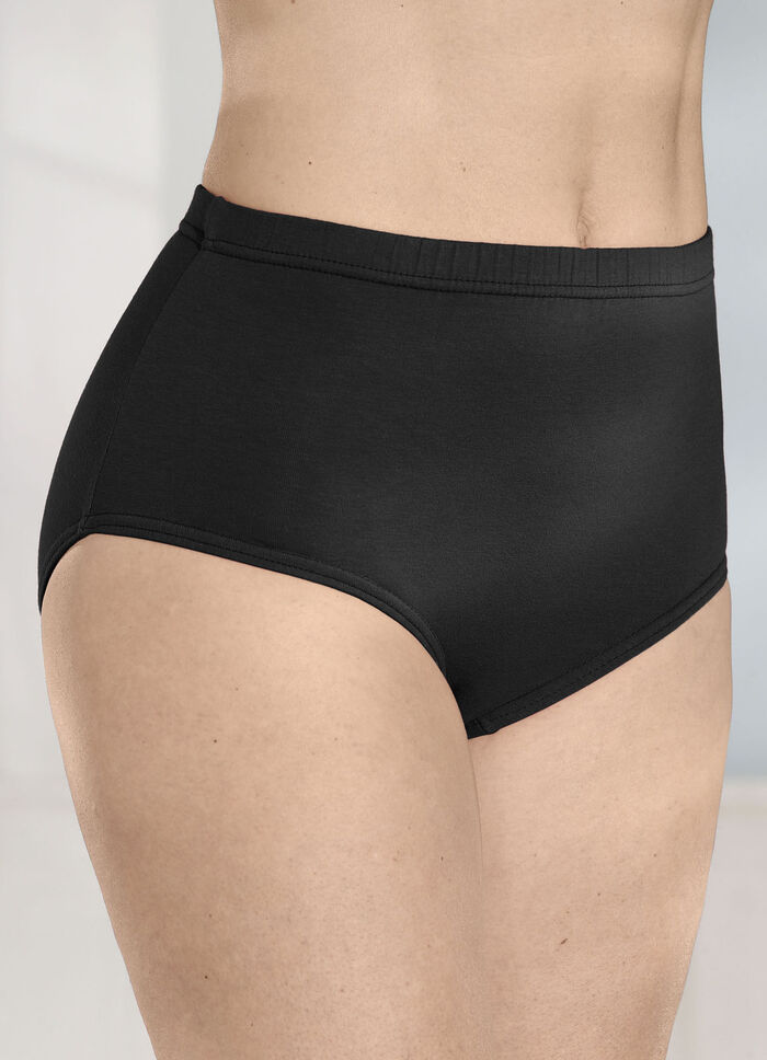 F&uuml;nferpack Slips mit Gummizug im Bund 