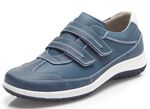 GINO GALANTE, sportliche Herren-Sneaker, mit herausnehmbarem Fussbett JEANS-WEISS