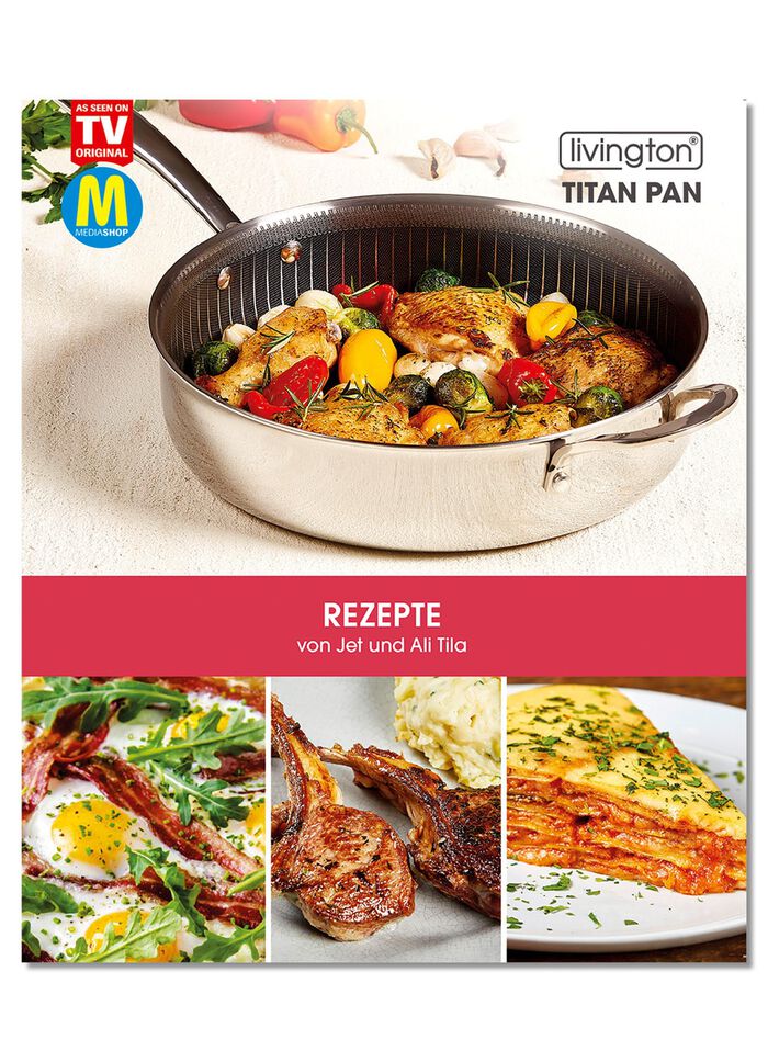 Livington Titan Pan Pfannen und Kocht&ouml;pfe EDELSTAHL