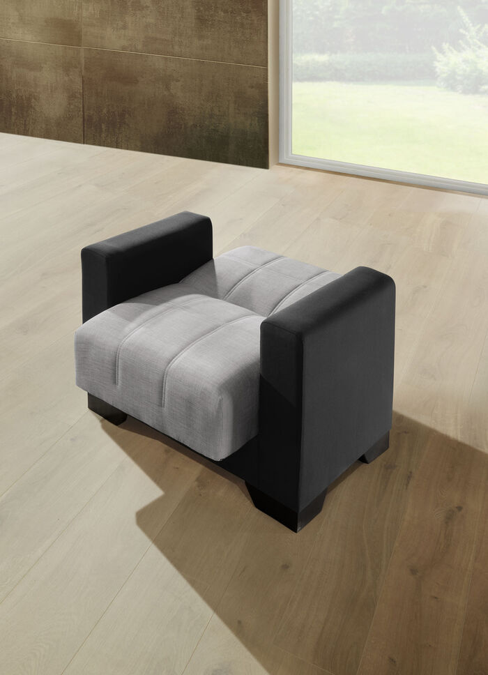 Moderne Polstermöbel  SCHWARZ-SILBER