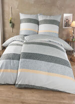 Wendebettwäsche-Garnitur in harmonischer Farbgebung 