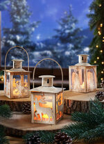 Laternen, 3er-Set, aus Metall 