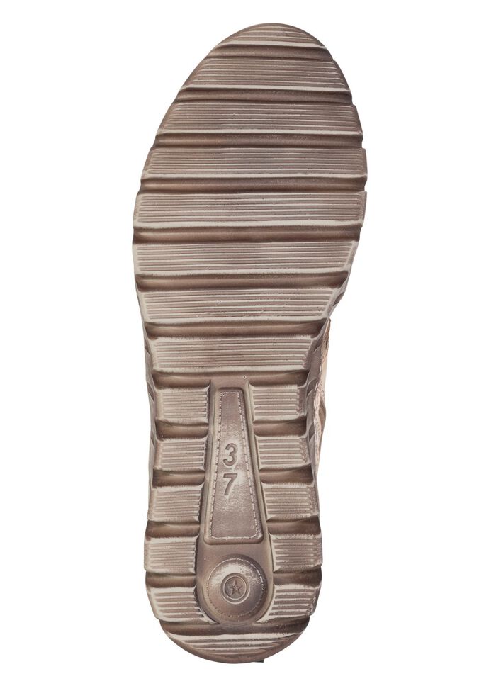 Gemini, trendige Damen-Stiefeletten, Winterschuhe, Weite G, mit herausnehmbarem Fussbett HELLBEIGE