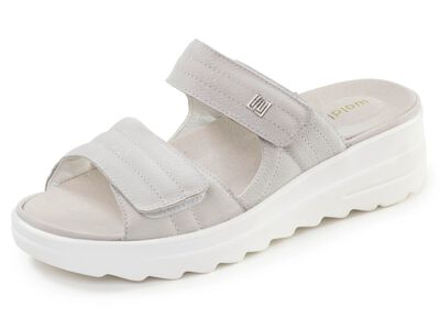 Waldl&auml;ufer, bequeme Damen-Pantoletten, Weite H, mit herausnehmbarem Fussbett 