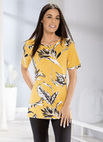 Shirt mit interessantem Allover-Druck, 