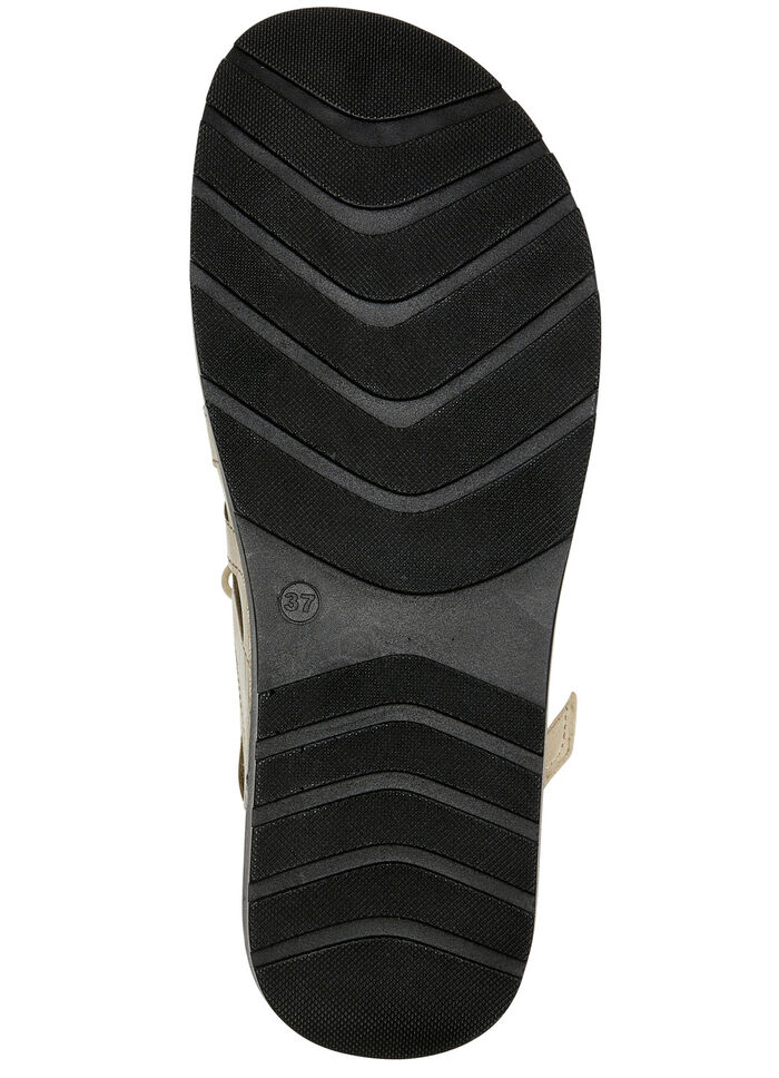 Gemini Sandale mit elastischer Zierschnürung BEIGE