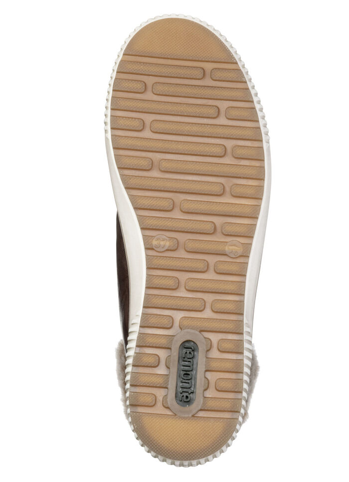 Remonte, gefütterte Damen-Boots, Winterschuhe, Weite G, mit herausnehmbarem Fussbett DUNKELBRAUN