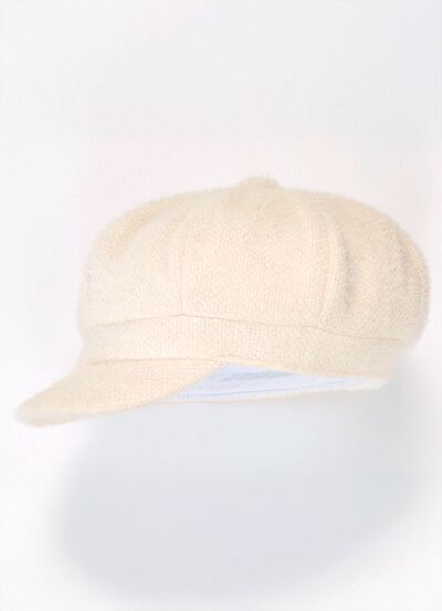 Elegante Damen-Ballonmütze, mit rückwärtigem Elastikeinsatz 