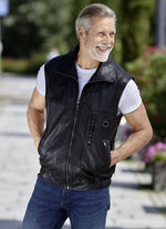 Ledergilet mit Taschen 