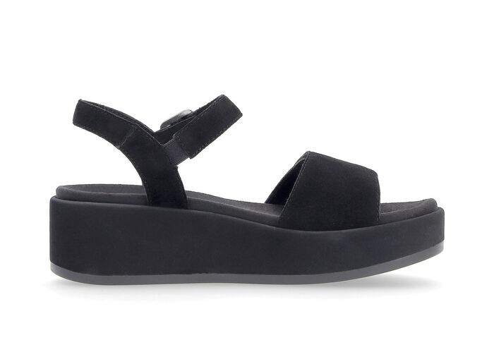 Sandale aus Samtveloursleder 