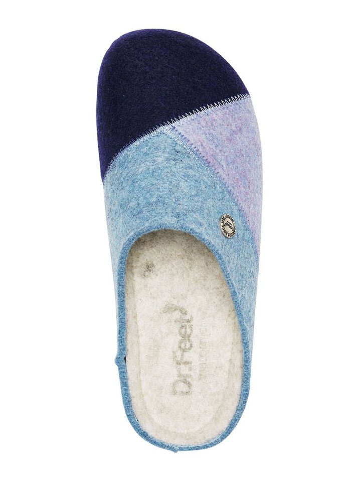 Laurina, klassische Damen-Hausschuhe, Weite H, mit anatomisch geformtem Fussbett 