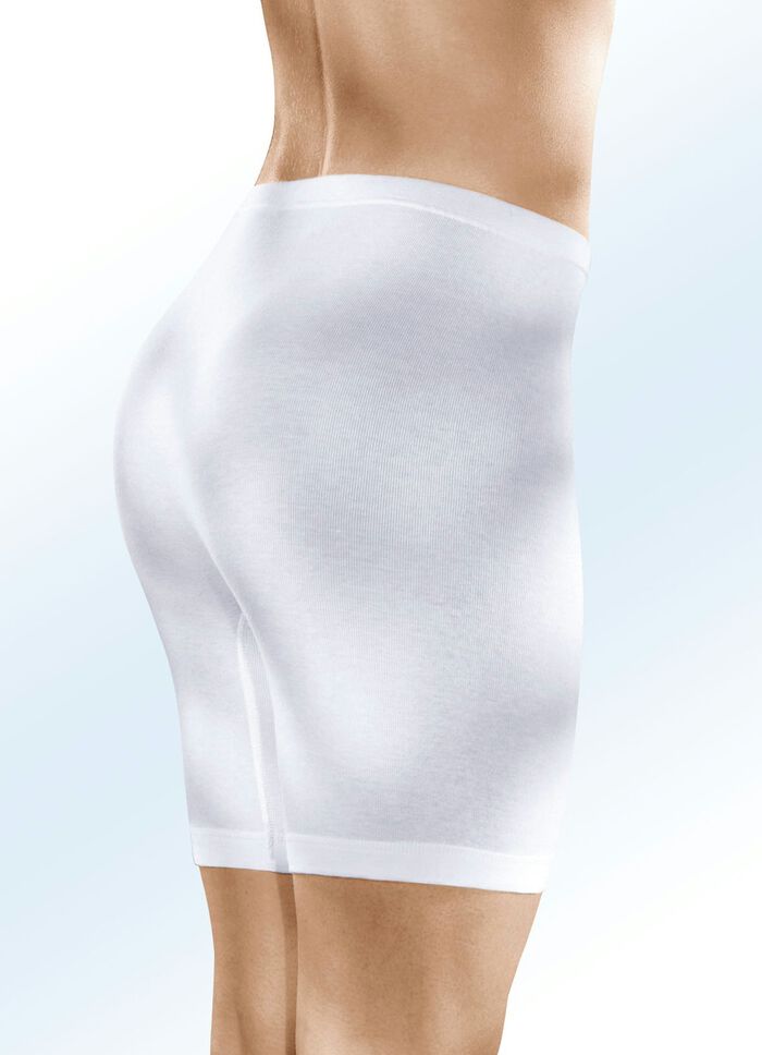 Fünferpack Schlüpfer mit auswechselbarem Gummizug WEISS