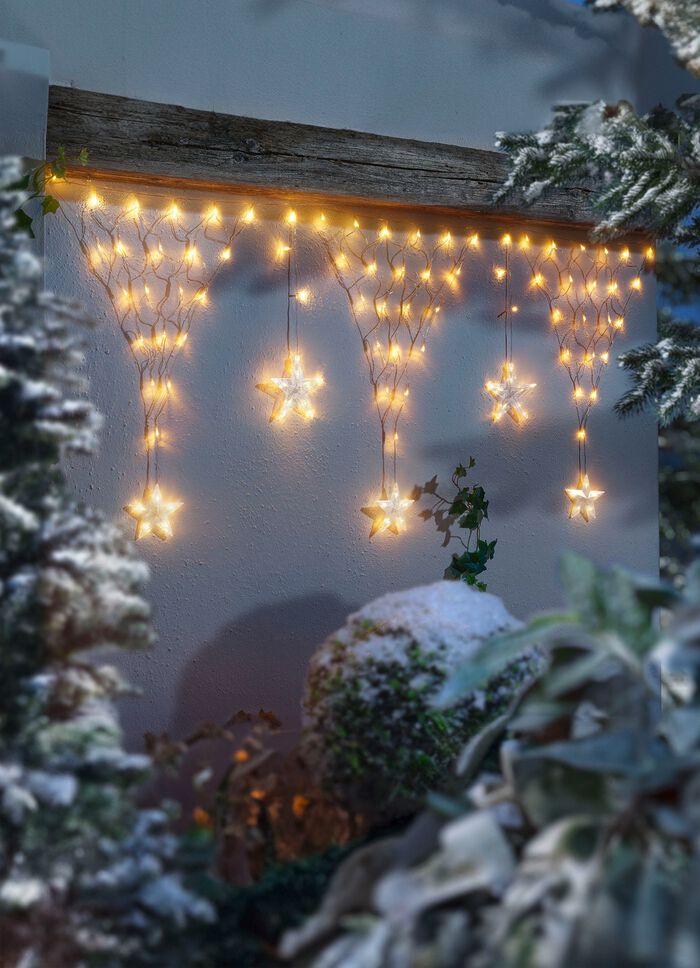 Lichternetz mit 5 Sternen 