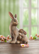 Hasenmutter mit Kind, 