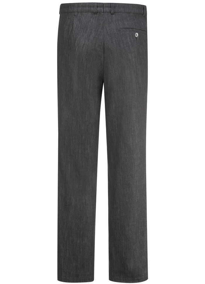 «Klaus Modelle»-Edeljeans mit Bundfalten in 2 Farben ANTHRAZIT