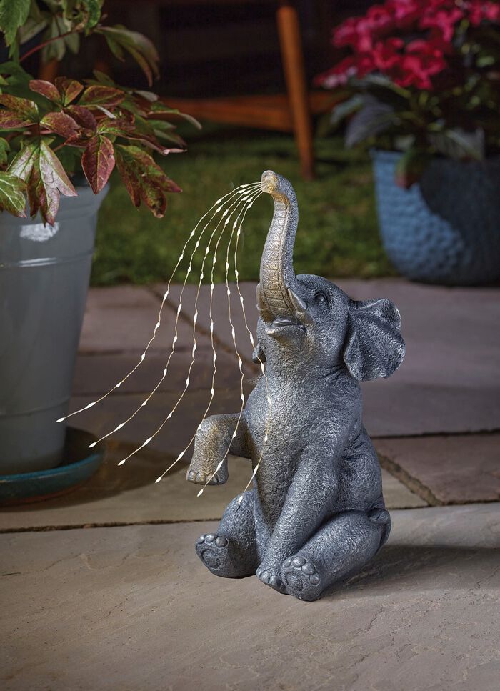 Solar-Deko &laquo;Elefant&raquo; 