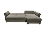 Moderne Polsterecke mit Bettfunktion BRAUN