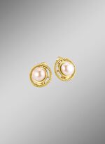 Ohrclips mit S&uuml;sswasser-Zuchtperlen und Clipverschluss 