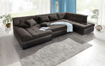 Wohnlandschaft mit Bettfunktion BRAUN-BRAUN