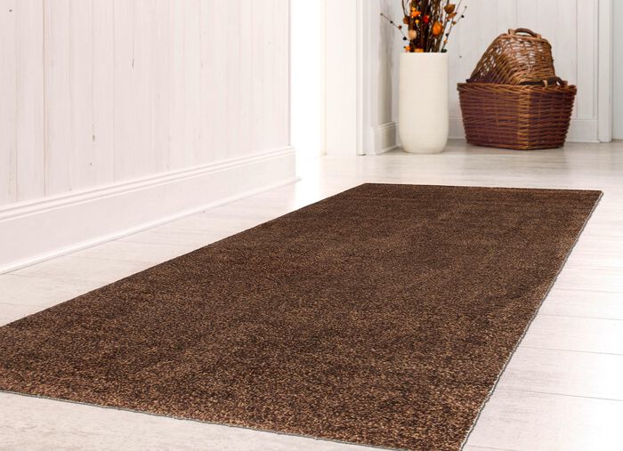 Waschbare Schmutzfangmatte f&uuml;r innen und aussen BRAUN