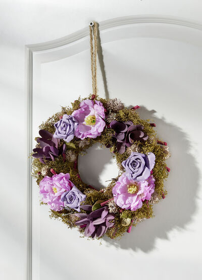 Wandkranz mit Rosen 