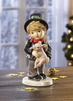 Schornsteinfeger mit Swarovski&reg;Kristall am Zylinder 