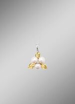 Bl&uuml;hende Sch&ouml;nheit: Anh&auml;nger mit Muschelkernperlen 